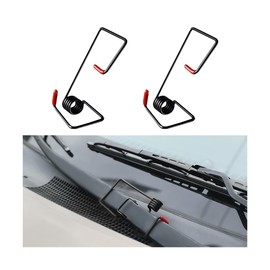 Osilly 2PCS Car Windshield Wiper Arm Pressure Spring Booster, Vehicle Assist Wiper Blade Arm Tension Spring with Silicone Cap for Rain & Snow, Auto Windscreen Clear Tool, Universal fit