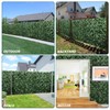 ECOOPTS 39"x136" Artificial Ivy Leaf Fence Screen with Mesh Back,