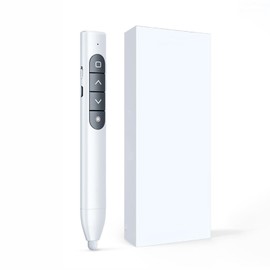 iFCOW Presenter Remote, Wireless RF USB Presentation Clicker with Stylus Pen Slide Advancer with Hyperlink for Classroom Meeting Lecture