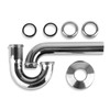 (Pack of 10) EFIELD 1-1/2 in. P-Trap with Flange, 17