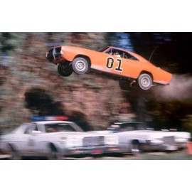 Dukes Of Hazzard TV Show Car General Lee  8x10 Photo