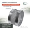 Vent Systems 10" Inch Flexible Vibration-Reducing Male Fit Duct Connector