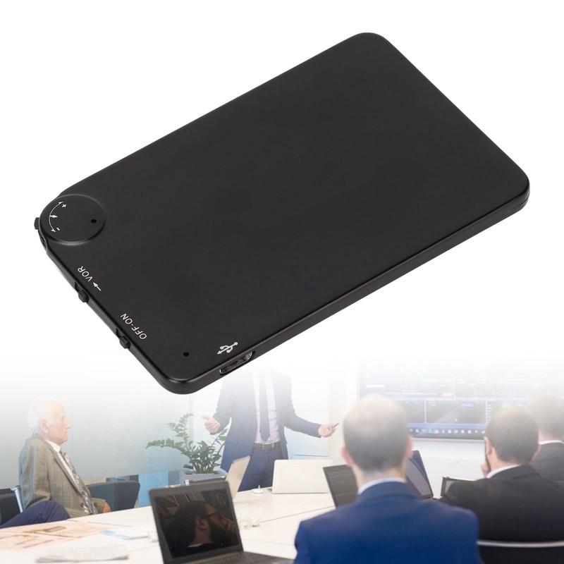 Voice Activated Recorder Portable Adjustable Noise Reduction Sound Recording Device