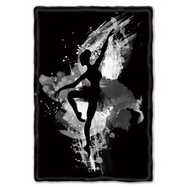 Ballet Beauty Dance Throw Blanket Warm Ultra-Soft Micro Fleece Blanket for Bed Couch Living Room