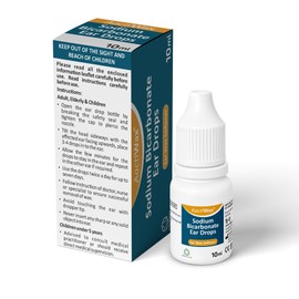 Aactiwax Sodium Bicarbonate Ear Drops – Ear Wax Removal and Blocked Ears | Ear Wax Softener Drop | Clogged Ear Relief- 10 ml