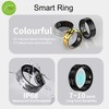 Smart Ring Health Tracker, Diamond Pattern Ring, Anillo Inteligente para