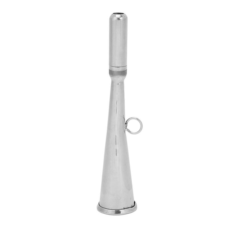 Fog Horn Removable Mouthpiece Stainless Steel Clear Sound Lightweight Portable