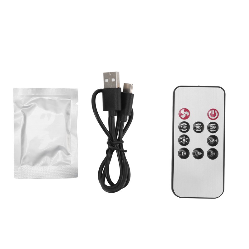Portable Clip On Fan 4000mah Rechargeable Desktop Fan with LED