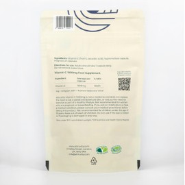 Altruvita Vitamin C Supplement 1000mg, 60 Capsules, 2-Month Supply – High Absorption L-Ascorbic Acid, Supports Immune System, Antioxidant Protection, Reduces Fatigue, Vegan-Friendly