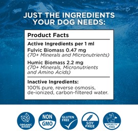 Beam Minerals Complete Canine Multi-Minerals | Full-Spectrum Minerals for Dogs | Contains Humic & Fulvic Acid | 4 fl Oz
