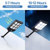 11000W Solar Street Light Outdoor with Dual Panels – 650,000LM