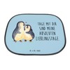 Mr. & Mrs. Panda Car Sun Shade Penguin Hugging -