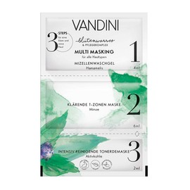 VANDINI Multi Masking 3-Step Mask, Pack of 2 (2 x 12 ml)