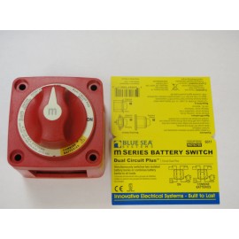 Blue Sea Systems battery switch blue sea 6011 dual circuit plus M SERIES compact mini start house