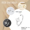 Witch‘s Knot Ring with for Women Adjustable Open Ring Witchcraft