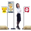 Pallet Sign Stand - Adjustable Height - Sign Clips On