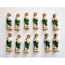 12 Figuras de (Mini) San Judas Tadeo para Recuerdos/Regalos