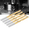5PCS Spiral End Mills Single Flute Metric 4x32x55mm High Speed