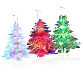 Sediven Christmas Tree Decoration Hanging Glitter Room Ornament Small Decoration Entrance Shop Christmas Present Party Favor