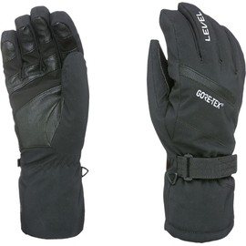 Level Waterproof Gore-Tex Men's Outdoor Skiing Gloves available in Black - Size 9.5