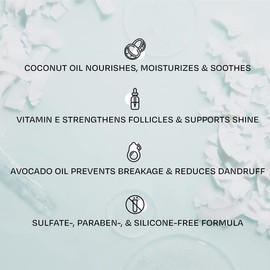 OVERTONE Haircare The Hydrator Moisturizing Shampoo - 8 oz Sulfate-Free Hair Cleanser for All Hair Types - Moisturize and Hydrate with Cruelty-Free Sh