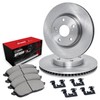 R1 Concepts Front Brakes and Rotors Kit |Front Brake Pads|