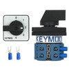 KEYMOO 20A Rotary Changeover Switch, 5 Position 8 Terminals, 4-Way