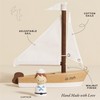 Le Toy Van Wooden Sailing Boat & Captain, Fuel Imagination
