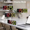 Lafocuse RGB Digital Alarm Clock Bedside with Colorful Display