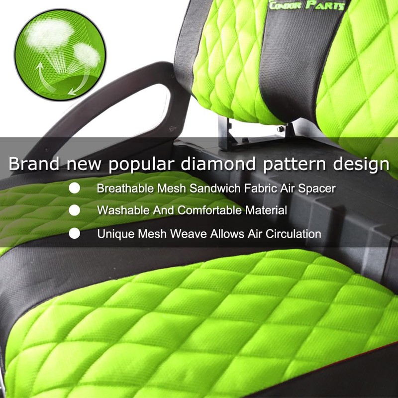 Golf Cart Seat Covers for Club Car Precedent,DS and Yam