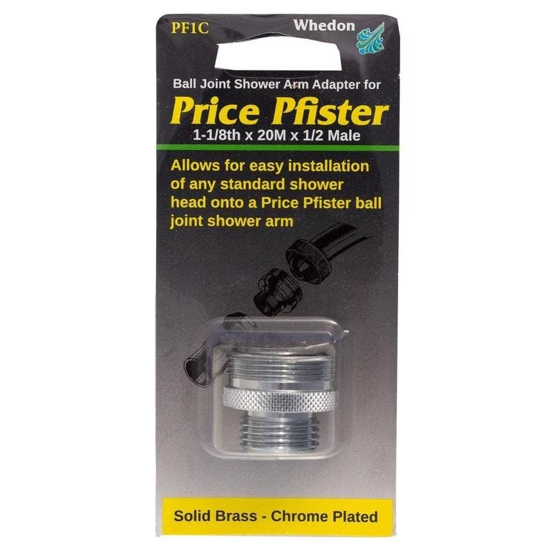 Whedon SHOWER ARM ADPTR PFISTER MfrPartNo PF1C, No Size, Chrome