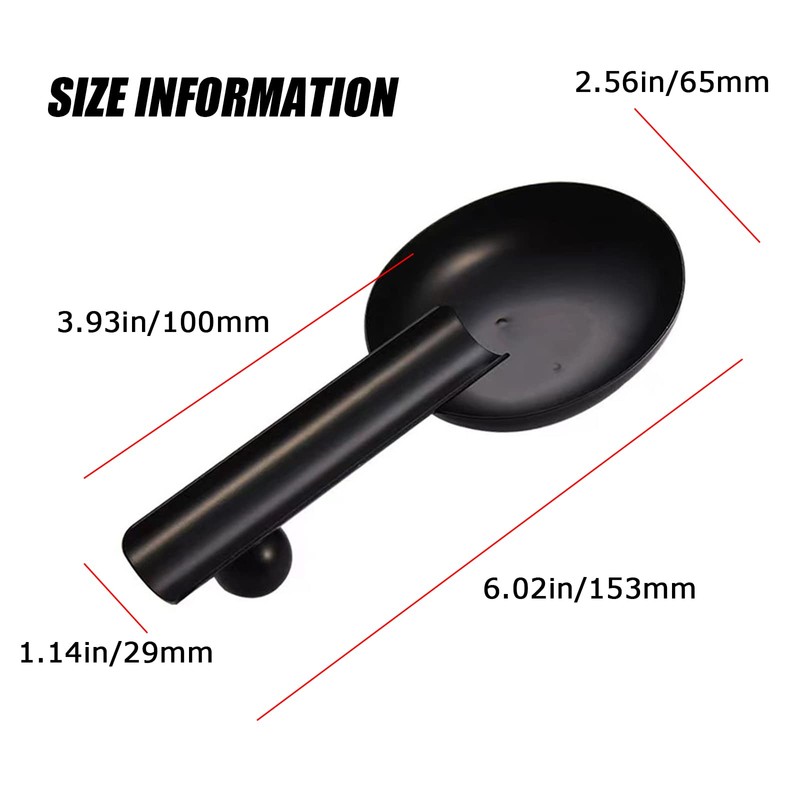 Creative Stainless Steel Spoon Cigar Ashtray