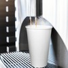EcoQuality 16oz White Paper Coffee Cups - Disposable Coffee Cups