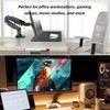 Single Monitor Mount, Gas Spring Gaming Monitor Arm Stand, 17-30