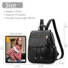 DIRRONA Women's Backpacks Casual Daypacks Anti-Theft Ladies Rucksack Waterproof PU