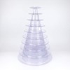 10 Tier Round Macaron Tower Macaron Stand to Hold 230