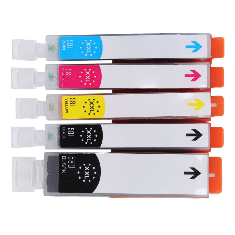 5 Color Printer Ink Cartridge Set Fluent Printing Ink Cartridge