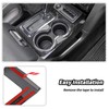 JeCar 6pcs Carbon Fiber Dash Cover Trim Kit for 2009-2014