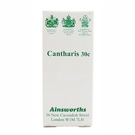Ainsworths 30C Cantharis Homoeopathic Remedy - Pack of 120 Tablets
