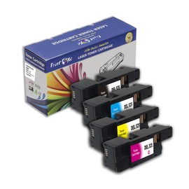 PRINTOXE® Compatible Set for Dell E525W of 4 Toner Cartridges in Combo Pack (Black, Cyan, Magenta, & Yellow) High Yield E525
