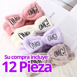 Universo en Linea Paquete 12 Bandas Sujetadoras Suaves Para Cabello Omg