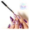 Mc Nails black rock pincel kolinsky black #8 manicure uñas