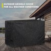 Starcrew Griddle Cover for Royal Gourmet GB8001B 8-Burner Gas Grill,