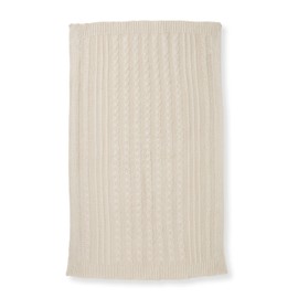 Burt's Bees Baby Infant Blanket, Cable Knit, Made with 100% Soft Breathable Organic Cotton, Nursing Blankets, Machine Wash Baby Newborn Essentials, Size 30 x 40 Inch