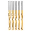 5PCS Spiral End Mills Single Flute Metric 4x32x55mm High Speed