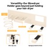 Zenymb Hair Dryer Holder Curling Iron Holder Flat Iron -