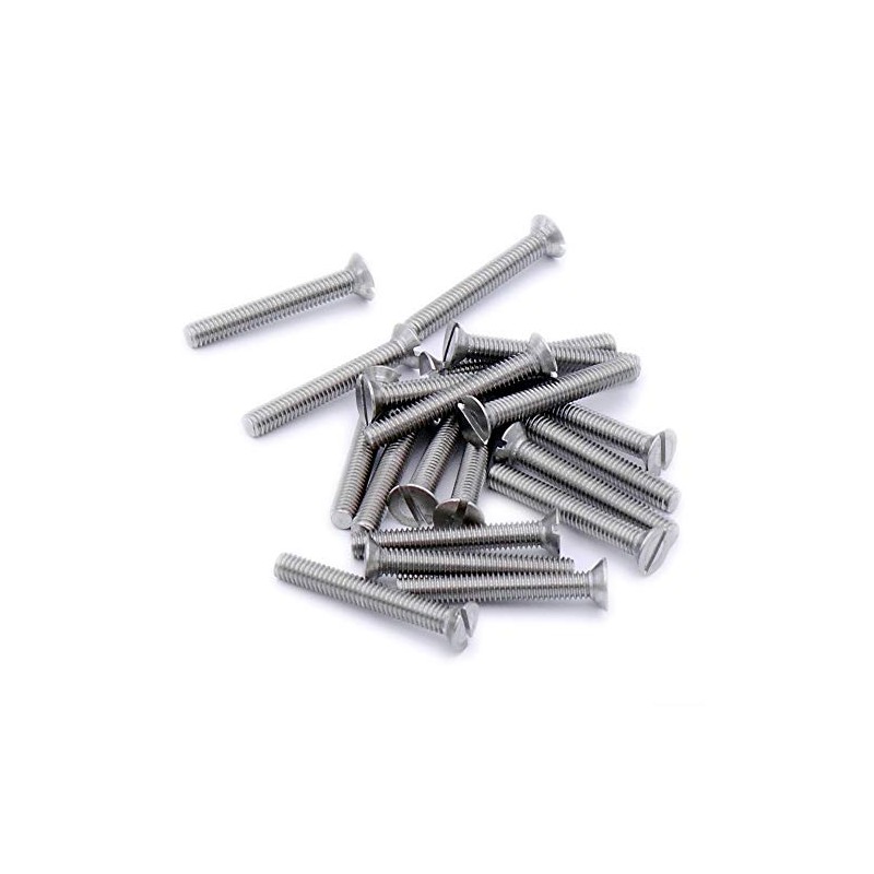 M2 (2mm x 5mm) Slot Countersunk Machine Screw (Bolt) -