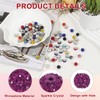 PATIKIL 200 Pcs Rhinestone Beads for Jewelry Making, 10mm Shiny