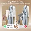 Travel Clothes Steamer, 1200W High-Power Handheld Steam Iron, 2-In-1 Steamer&Iron,
