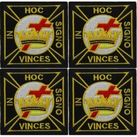 Masonic Knights Templar Embroidered Emblem Patch iron-on Wholesale Lot 4
